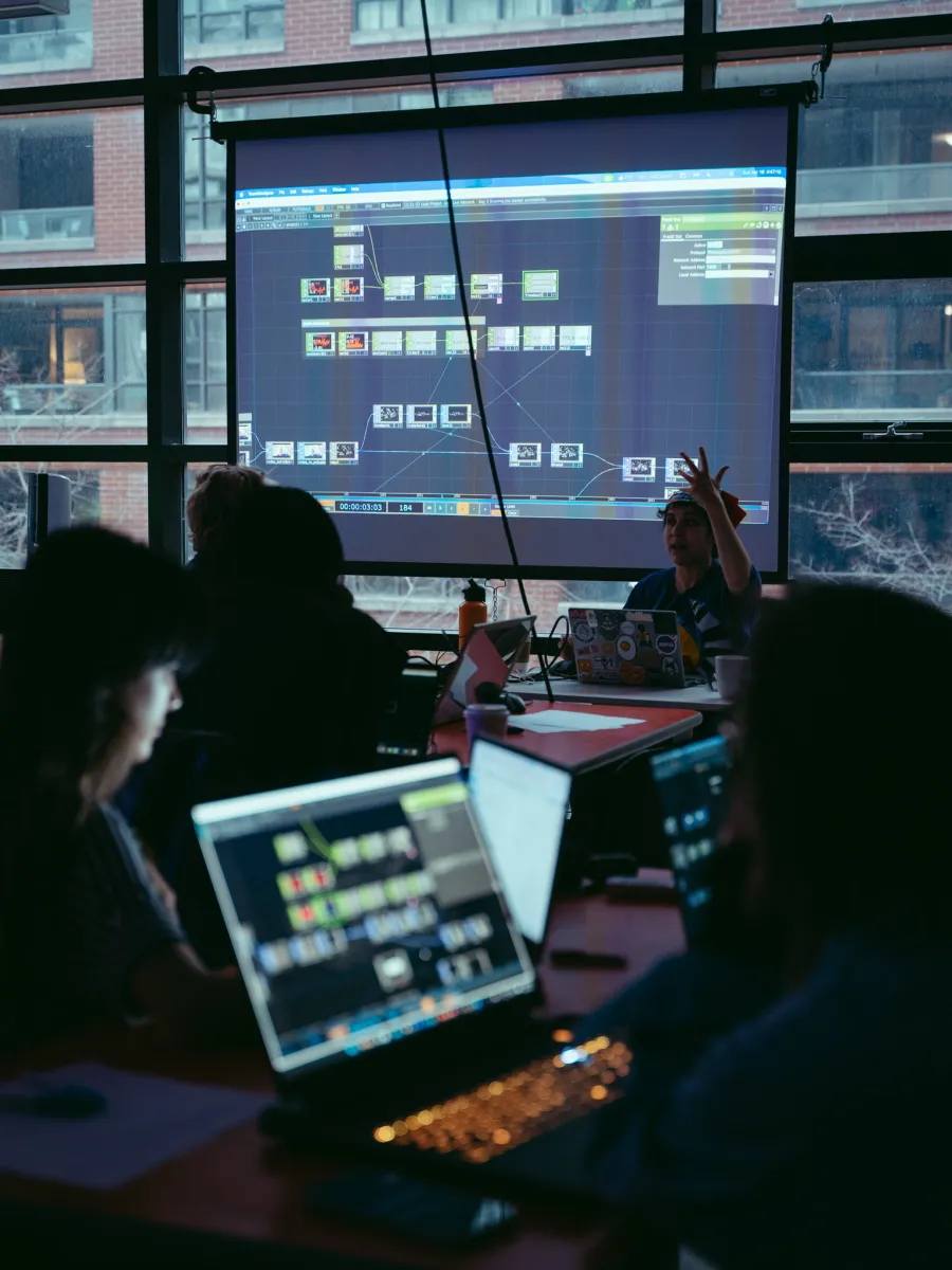 Reactive Space workshop — interactive installations with TouchDesigner